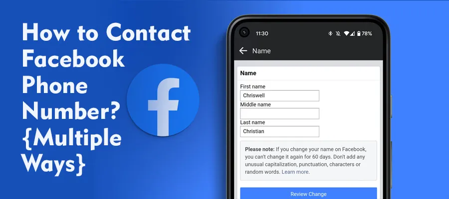 How to Contact Facebook Phone Number? {Multiple Ways}